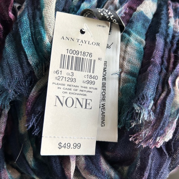 Ann Taylor Scarf/wrap lightweight sheer nwt - Picture 7 of 8